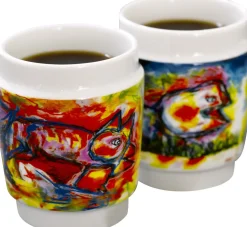 Steel Function - KUNSTKOPPER HAPPY DOG PORCELÆN