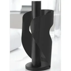 Steel Function - Pisa Køkkenrulleholder - Blank sort