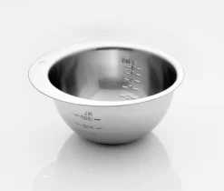 Steel Function - PISKESKÅL 22 CM M/MÅL - 1,2 L
