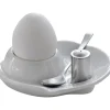 Steel-Function - Æggebæger med ske og salt shaker - 1 stk.