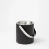 Steel-Function - Isspand med låg - Mat Sort - 2L