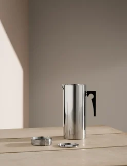 Stelton - Arne Jacobsen stål glasbakke - 6 stk - Ø 8,5 cm