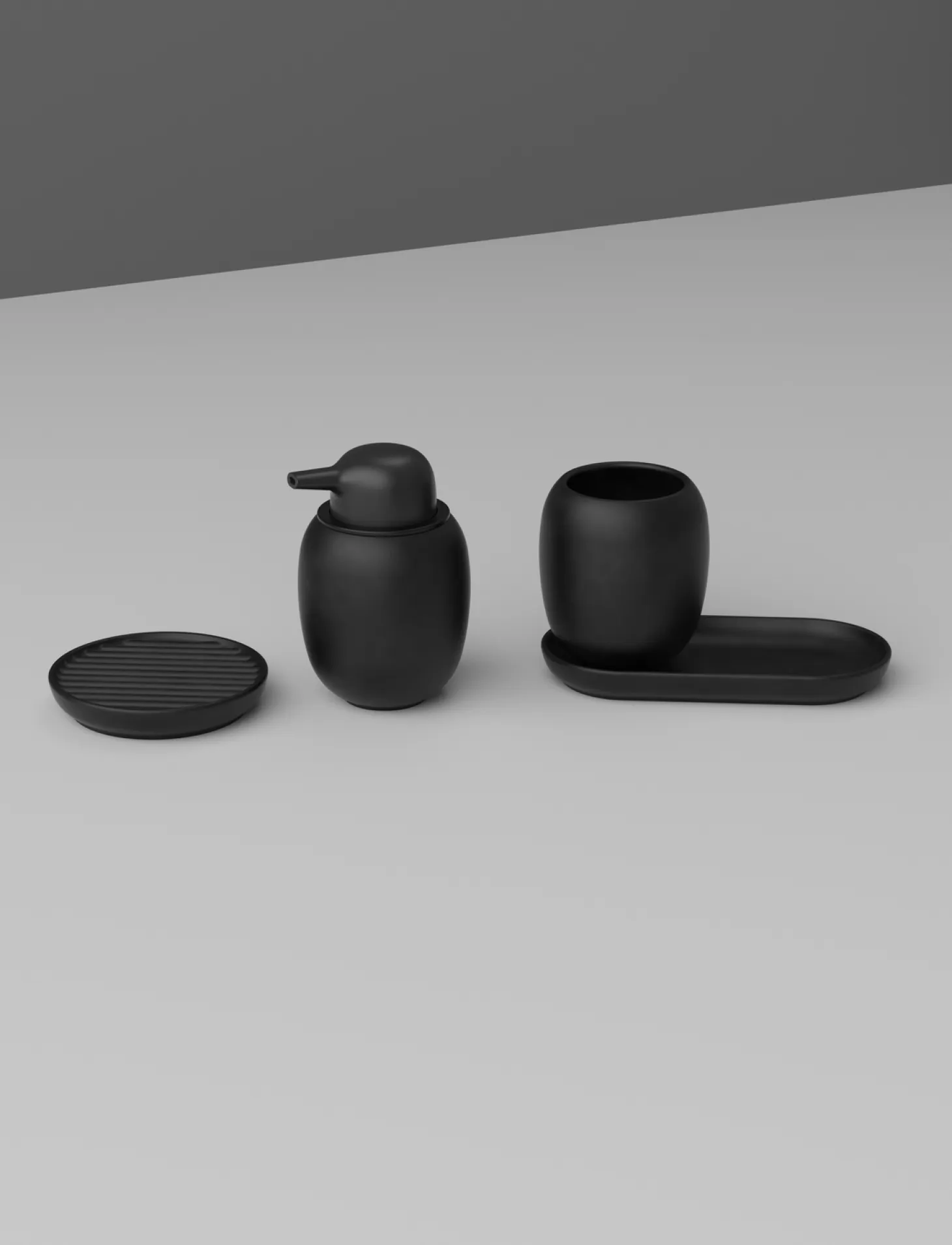 Stelton - Fjord sæbeskål Ø 11 cm black