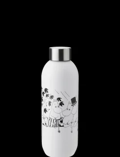 Stelton - Keep Cool drikkeflaske 0.75 l. Moomin soft white