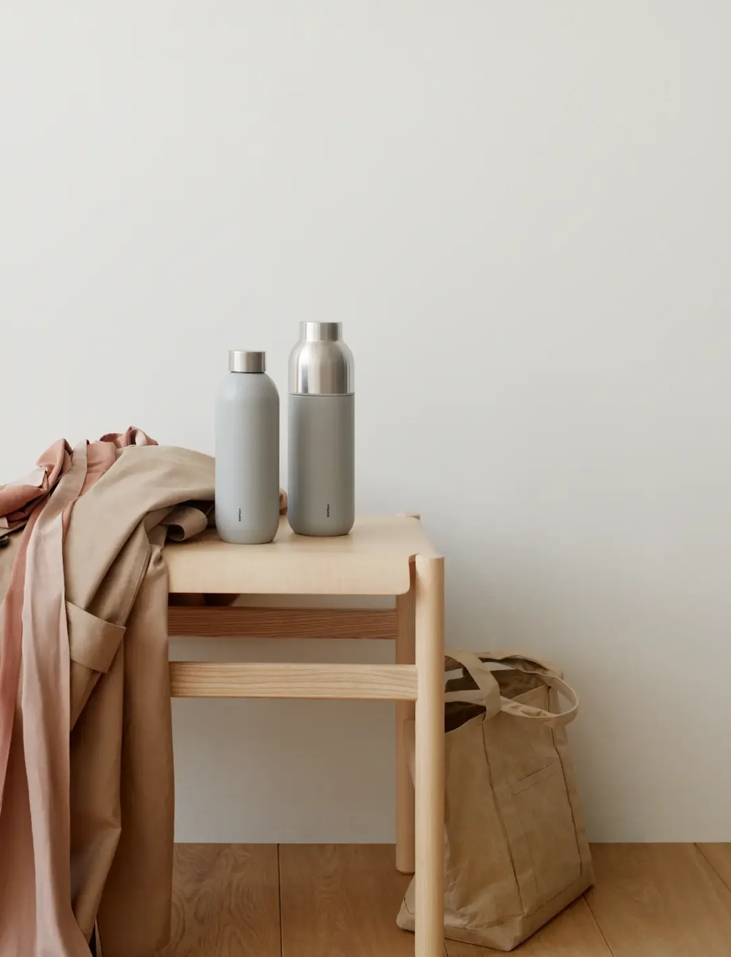 Stelton - Keep Cool termoflaske 0.6 l. light grey