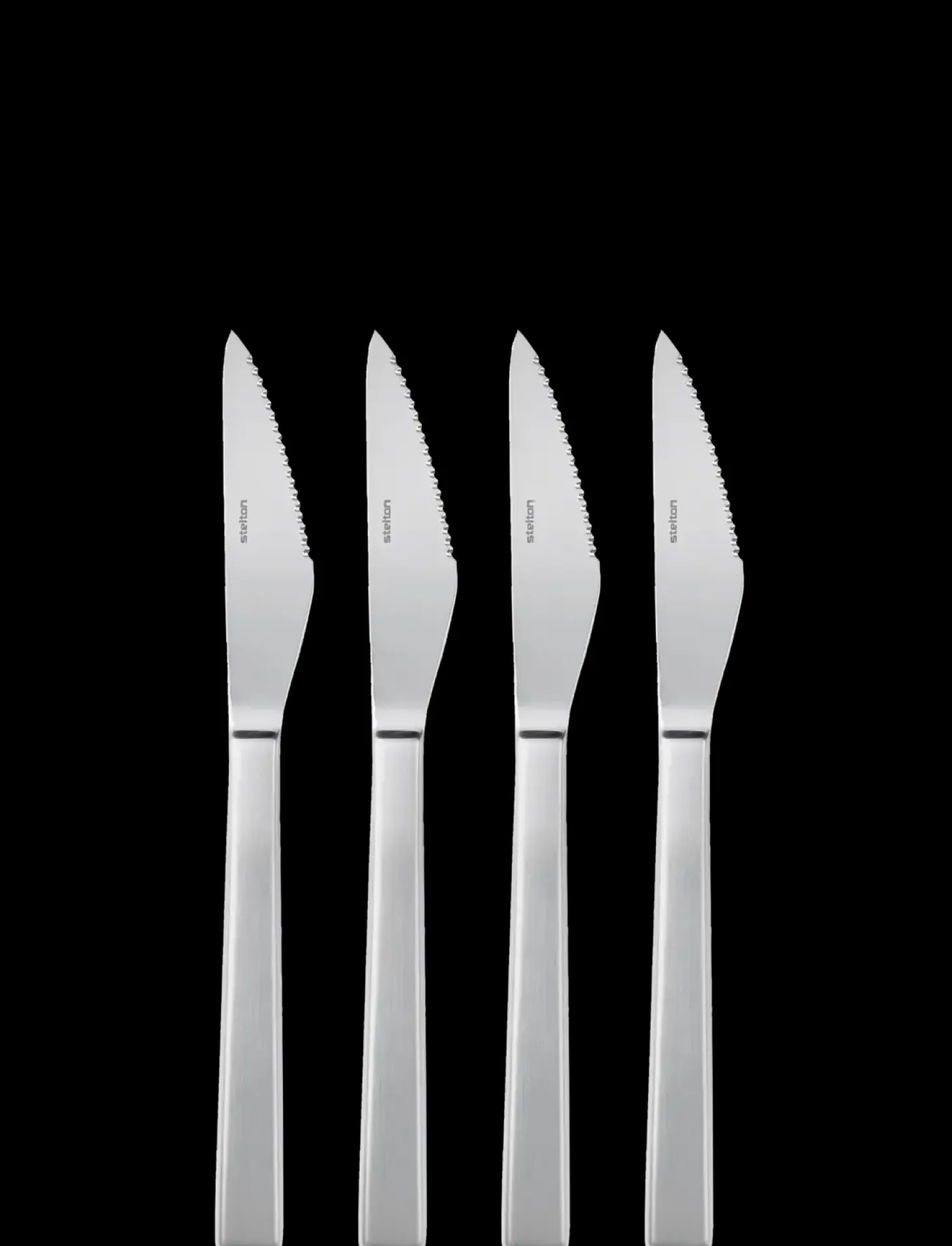 Stelton - Maya 2000 steakkniv 4 Stk steel