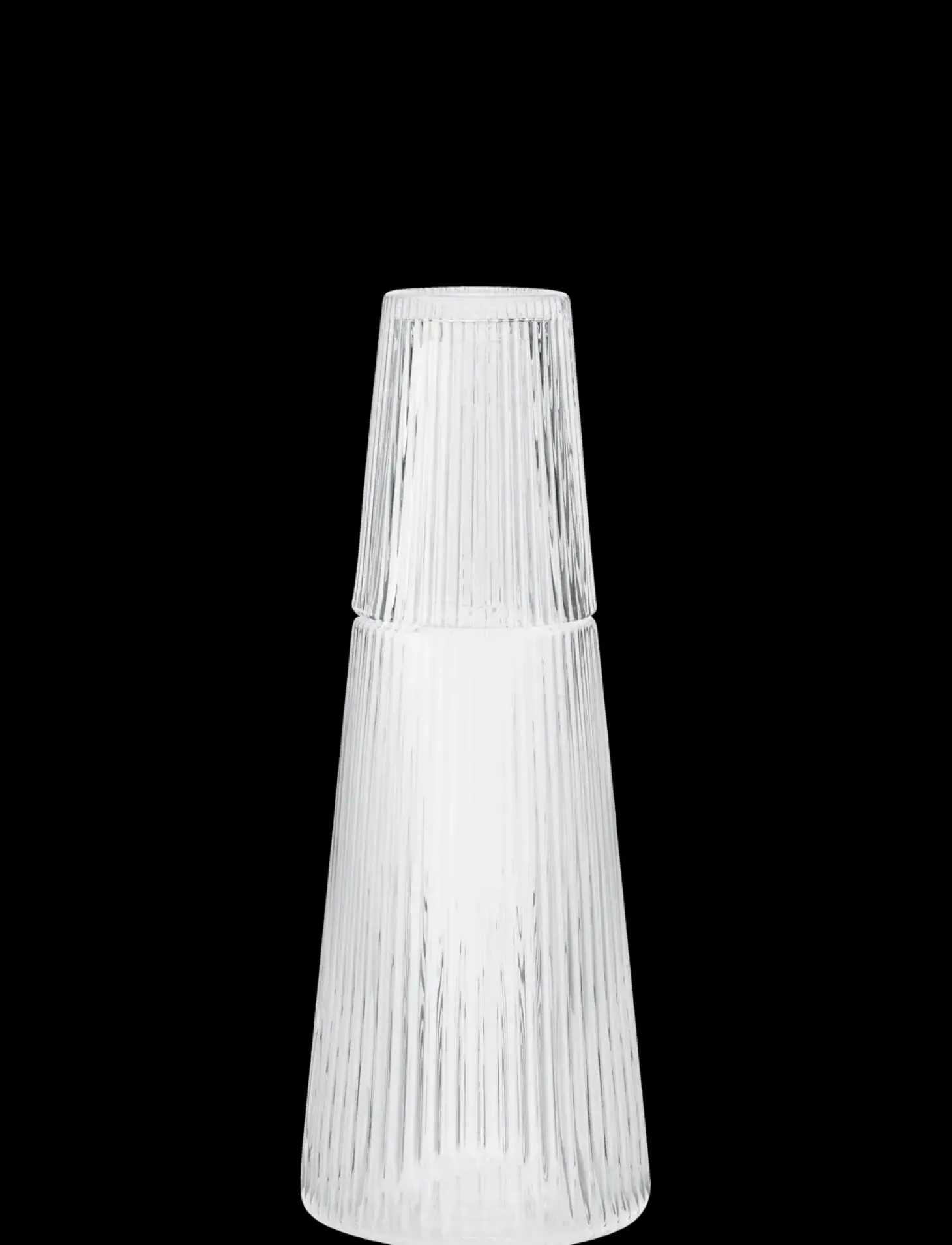 Stelton - Pilastro karaffel med glas 1 l. clear
