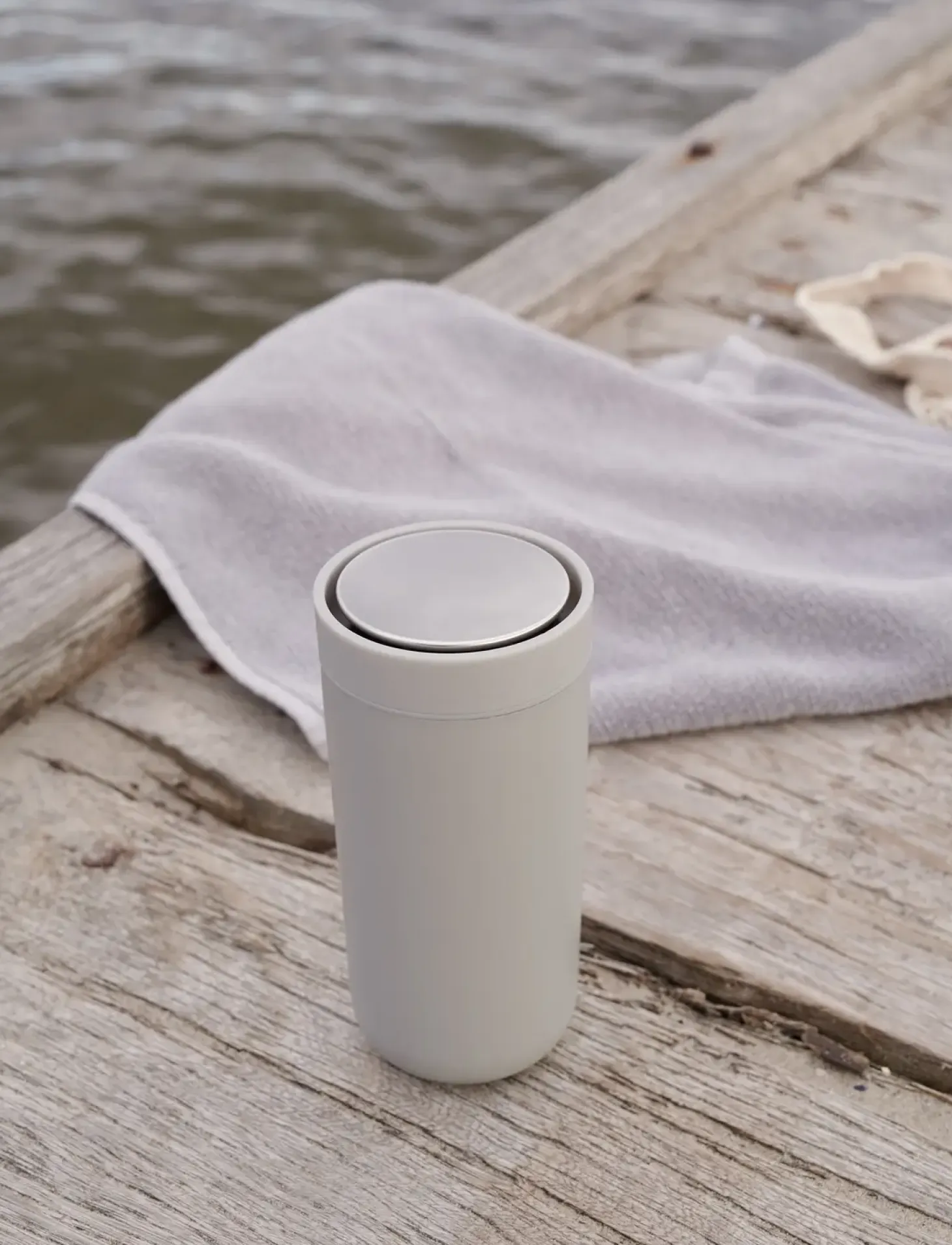 Stelton - To Go Click termokop 0.4 l. soft light grey
