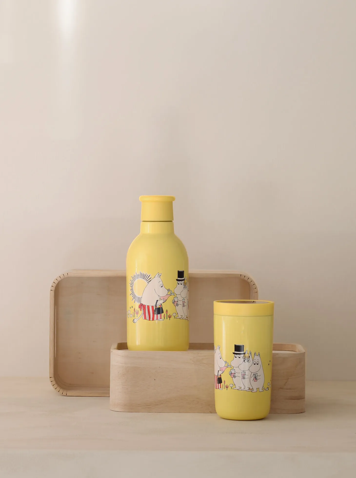 Stelton - To Go Click termokop 0.2 l. Moomin Lemonade