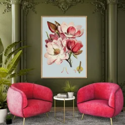 The Dybdahl - Plakat 30x40 cm - Pink Flower - Papir
