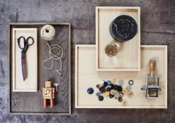 The Oak Men træbakke - Square Tray Medium - Eg