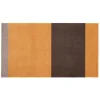 Tica Copenhagen - Smudsmåtte - Stripes Horizon - Dijon/Brun/Sand - 40x60 cm