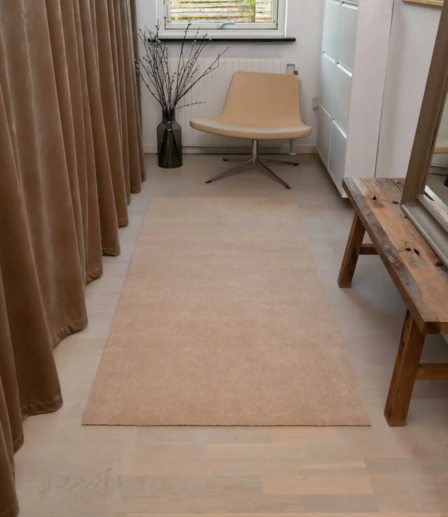 Tica Copenhagen - Smudsmåtte / Måtte - Ivory / beige - 90x200 cm