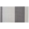 Tica Copenhagen - Smudsmåtte - Stripes Horizon - Steelgrey/Lysegrå - 67x120 cm