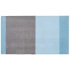 Tica Copenhagen - Smudsmåtte - Stripes Horizon - Blå/Steelgrey - 40x60 cm