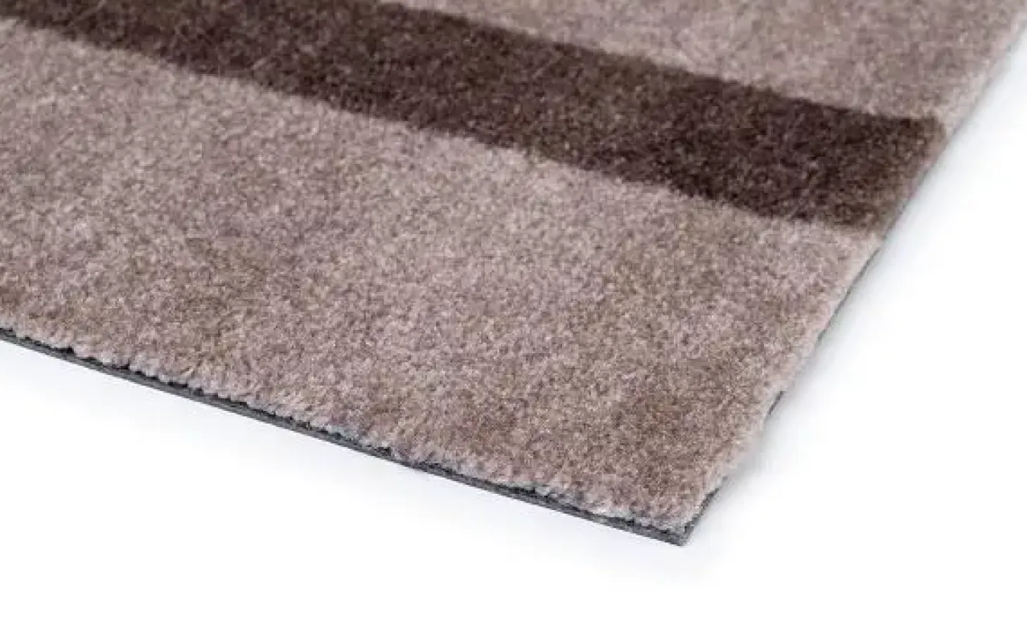 Tica Copenhagen - Smudsmåtte - Stripes Vertical - Brun/Sand - 40x60 cm