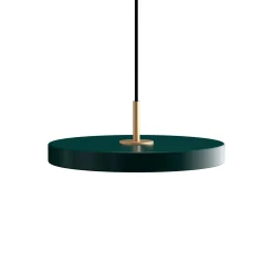 Umage - Pendel - Asteria - Messingtop/Forrest green - Mini Ø31 cm