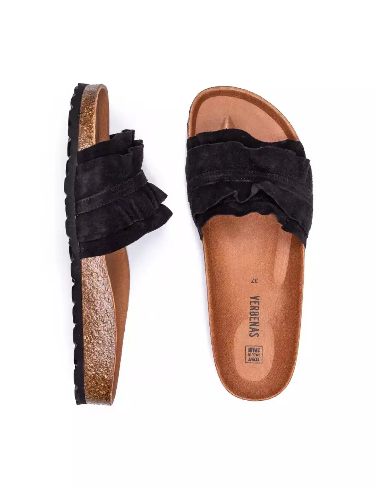 VERBENAS - Sandal 'Rocio' - sort - str. 38