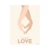 VISSEVASSE - It´s all about love - 30x40 cm