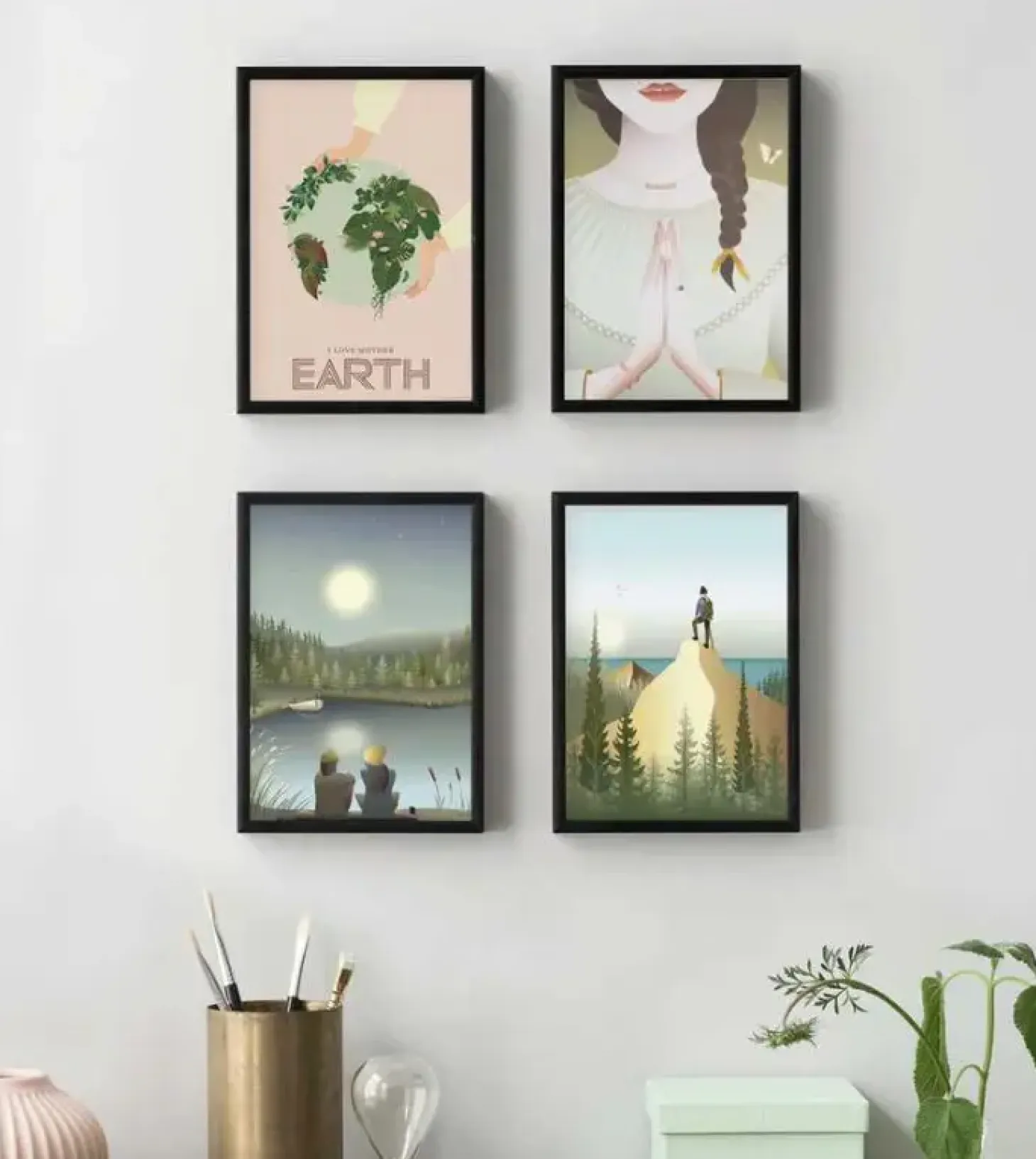ViSSEVASSE - Ramme til plakat - Mat sort - 50x70 cm