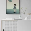 ViSSEVASSE - The Girl With The Butterfly (50x70 cm)