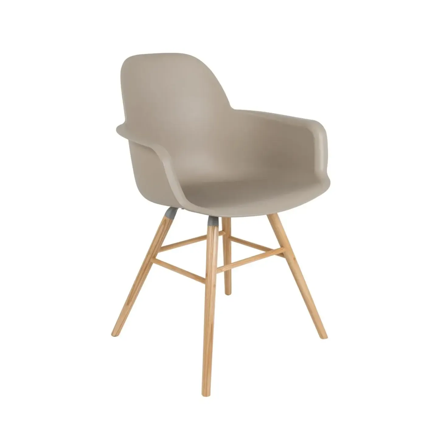 Zuiver - Stol m/armlæn - ALBERT KUIP - Taupe